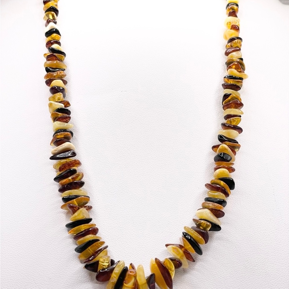 Vintage Baltic Amber Beaded Necklace
